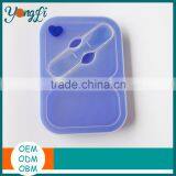 Easy to Take FDA & LFGB Collapsilble Silicone Bento Lunch Box With Dividers thumbnail-3