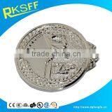 Zinc Alloy Silver Billiard Ball Medal Sports Medal With Ribbon thumbnail-3