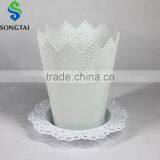 Round Hollow Out pp Plastic Garden Pot thumbnail-1