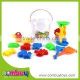 Hot selling outdoor kids sand beach toys plastic water bucket