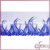 Embroidery Design Applique Mesh Fabric, Polyester Fabric Lace Trimming for Bra,dress thumbnail-6