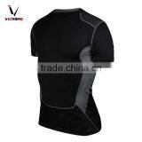 Gym Running Round Neck Short Sleeve Casual Slim Fit Mens Fitness T-shirts thumbnail-1