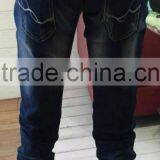 GZY Guangzhou Stock Lots Euramerican Style High Waist Sexy Woman Jeans thumbnail-3