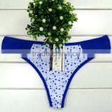 Wholesale Printing Dotted t Back Panties Cotton Panties Women Thong Ladies Underwear thumbnail-4
