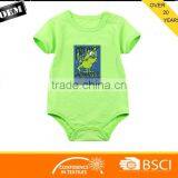 Newborn Clothes Short Sleeve Infant Product Cotton Baby Romper With Printing thumbnail-4