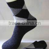 Custom Rhoombus Design Wool Man Socks thumbnail-1