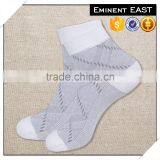 Low MOQ Wholesale OEM Custom Man Socks Business Cotton Socks Diamond Pattern thumbnail-2