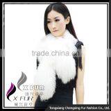 CX-S-02G High Quality Custom Fashion Wholesale Mongolian Lamb Fur Fashion Winter Scarf thumbnail-4