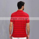 Latest Design Mens Short Sleeve Red Stripe New Design Polo Shirt thumbnail-2