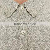 Wholesale 2016 New Style Casual Long Sleeve Linen Slim Fit Shirts for Men thumbnail-4