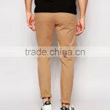 Custom Cotton Skinny Chion Khaki Pants for Men thumbnail-3