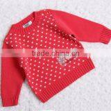 Latest Design Child Winter Sweater Cotton Toddler Girl Pullover thumbnail-1