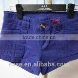 New Arrival Wholesale Customized Skinny Jeans Shorts Women 2016 thumbnail-1