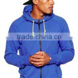 Blue Soft Touch Wholesale Custom Mens Fashion Hoodies thumbnail-2