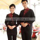 Custom Factory Wholesale International Hotel Lady Uniforms ,nice Design Man Catering Uniforms in Los Angeles thumbnail-2