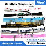 2017 New Triathlon & Marathon Kids Race Number Belt With Bibs Gel Holders - Customized Race Bibs Holder Belt - Printing Tri-Belt thumbnail-1