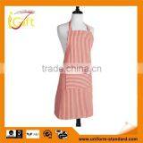 Wholesale Solid Color Cotton Cheap Chefs Striped Apron thumbnail-1