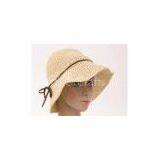 Fashionable 8cm Short Brim Packable Sun Hat , Autumn Leisure Hats For Lady thumbnail-1
