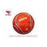 Colorful PVC Machine Stitched Soccer Ball / Custom Size 5 Kids Training Foot