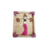 Hand-woven Hemp Picture,wall Hanging,painting,folk Arts,folk Crafts,home Decor thumbnail-1