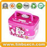 Saving Tin Box, Metal Tin Money Box,Tin Coin Bank,Tin With Lock thumbnail-1
