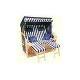 All Weather Waterproof Roofed Wicker Beach Chair & Strandkorb For Garden thumbnail-1