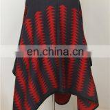 Lady Knitting Patterns Fashionable Cashmere Poncho thumbnail-4