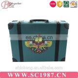 Kids Owl Animal Pattern Paper Cardboard Suitcase Boxes With Handle