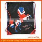 Wholesale Promotion Plastic Drawstring Backpack Bag thumbnail-1