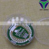 Design Your Own Logo Die Cast Custom Memory Silver Metal Coin thumbnail-3