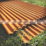 20 Gauge Corten Corrugated Steel Cladding/Metal Siding/Roofing Sheet thumbnail-3