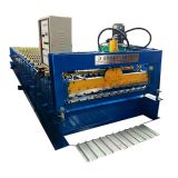 Single layer factory price trapezoidal zinc coat roofing sheet forming machine