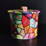 Food Round Metal Tins Lids Round Flat Cookie Tin Candy Chocolate & Cake