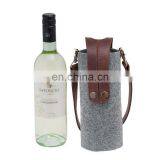 Single Felt Wine Bottle Carrier Tote Gift Bag thumbnail-5