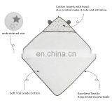 100% Cotton Cute and Comfortable Wearable Hooded Bath Towel Animal Baby Hooded Towel thumbnail-6