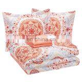 Comforter Set Winter Coral Medallion 7 Piece Comforter Set Reversible Comforter thumbnail-3