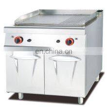 Stainless Steel Commercial Gas Griddle With Cabinet