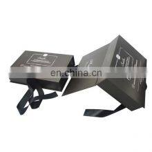 Custom Black Magnetic Closure Cardboard Gift Packaging Box Design With Hot Stamping Logo thumbnail-4