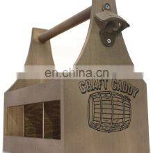 Craft Caddy Wooden Beer Carrier 6 Six Pack Bottle thumbnail-4