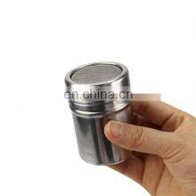Stainless Steel Round Stainless Steel Salt Pepper Shakers With Lid