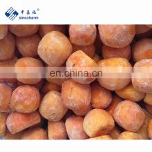 Sinocharm BRC-A approved IQF persimmon Frozen persimmon