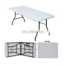 Factory Direct Selling Sturdy Rust Resistant Bar Banquet Plastic Folding Tables and Chairs for Events Outdoor Table