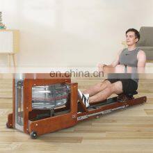 Home Fitness Custom Folding Rower Wooden Foldable Water Rowing Machine thumbnail-4