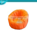 French Style Orange Pumpkin Linen Sectional Sofa
