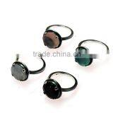 Round Amethyst Silver 925 Ring thumbnail-1