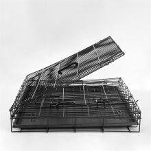 Wholesale Foldable Dog Cage White Custom Double Doors Dog Crate thumbnail-3