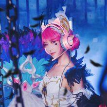 Наушники для прямых эфиров, наушники для компьютерных игр в сфере киберспорта, модели с кошчьими ушами, модели с оленьими ушами thumbnail-2