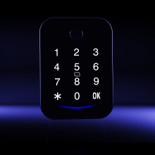 Smart Key Lock Box, TTLock APP Control, Fingerprint, Manual Keys, Access Card, EKey and Passcode Unlock, Bluetooth Wireless Lock Box, Electronic Lock Box for Airbnb Realtor House Office