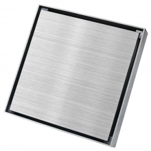 Modern Design 4 Inch Wholesale Invisible Square Stainless Steel Shower Floor Drain SUS 304 Tile Insert for Bathroom Waste