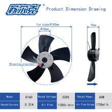 300mm AC Axial Flow Fan for Air Conditioner Cooling Unit (K-AC300-A220-16) thumbnail-2